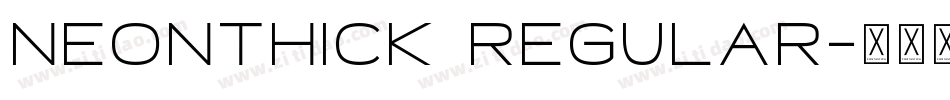 NeonThick Regular字体转换